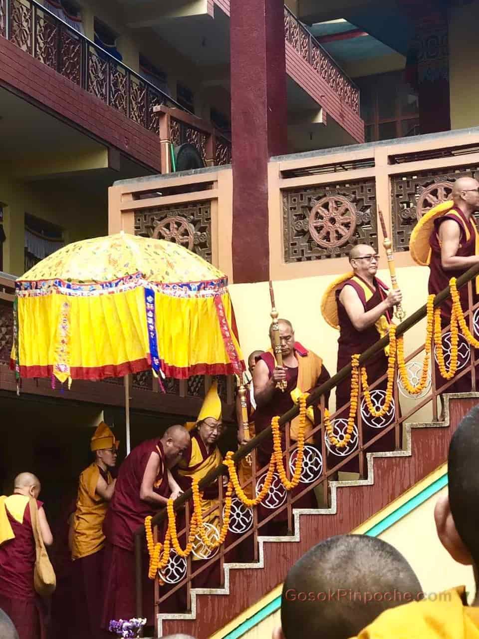 Gosok Rinpoche visit Keydong Thukche Choling Nunnery 2019