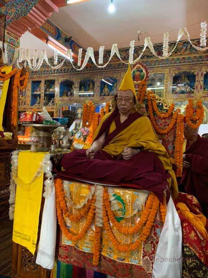 Gosok Rinpoche visit Keydong Thukche Choling Nunnery 2019
