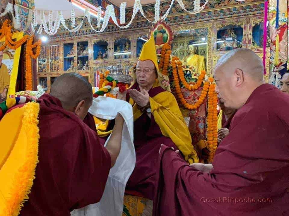 Gosok Rinpoche visit Keydong Thukche Choling Nunnery 2019