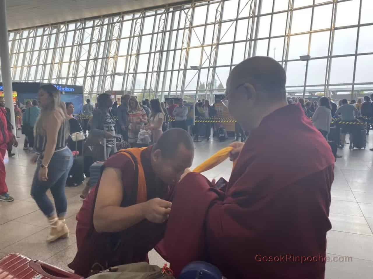 Gosok Rinpoche NYC airport 20190926184727