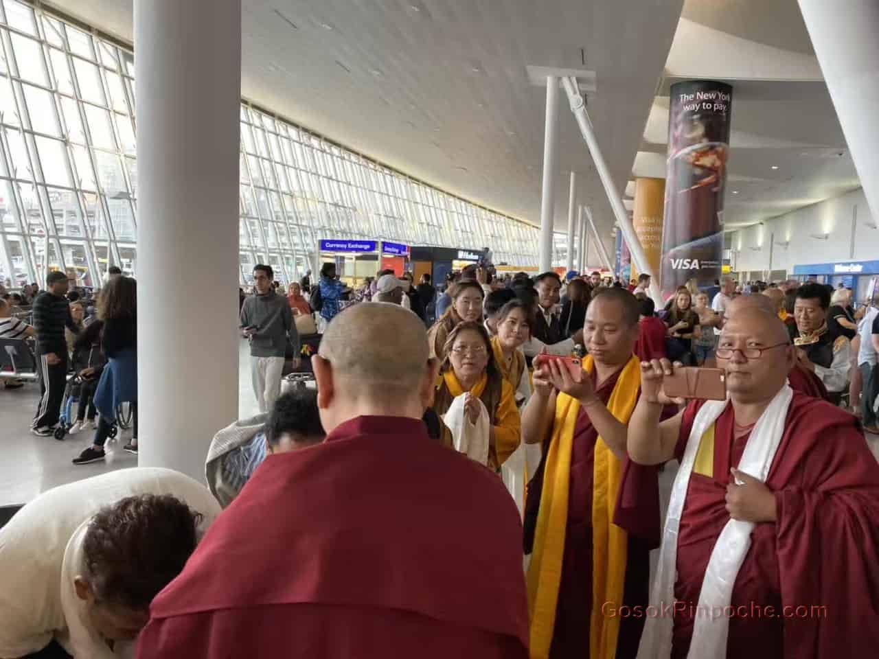 Gosok Rinpoche NYC airport 20190926184753
