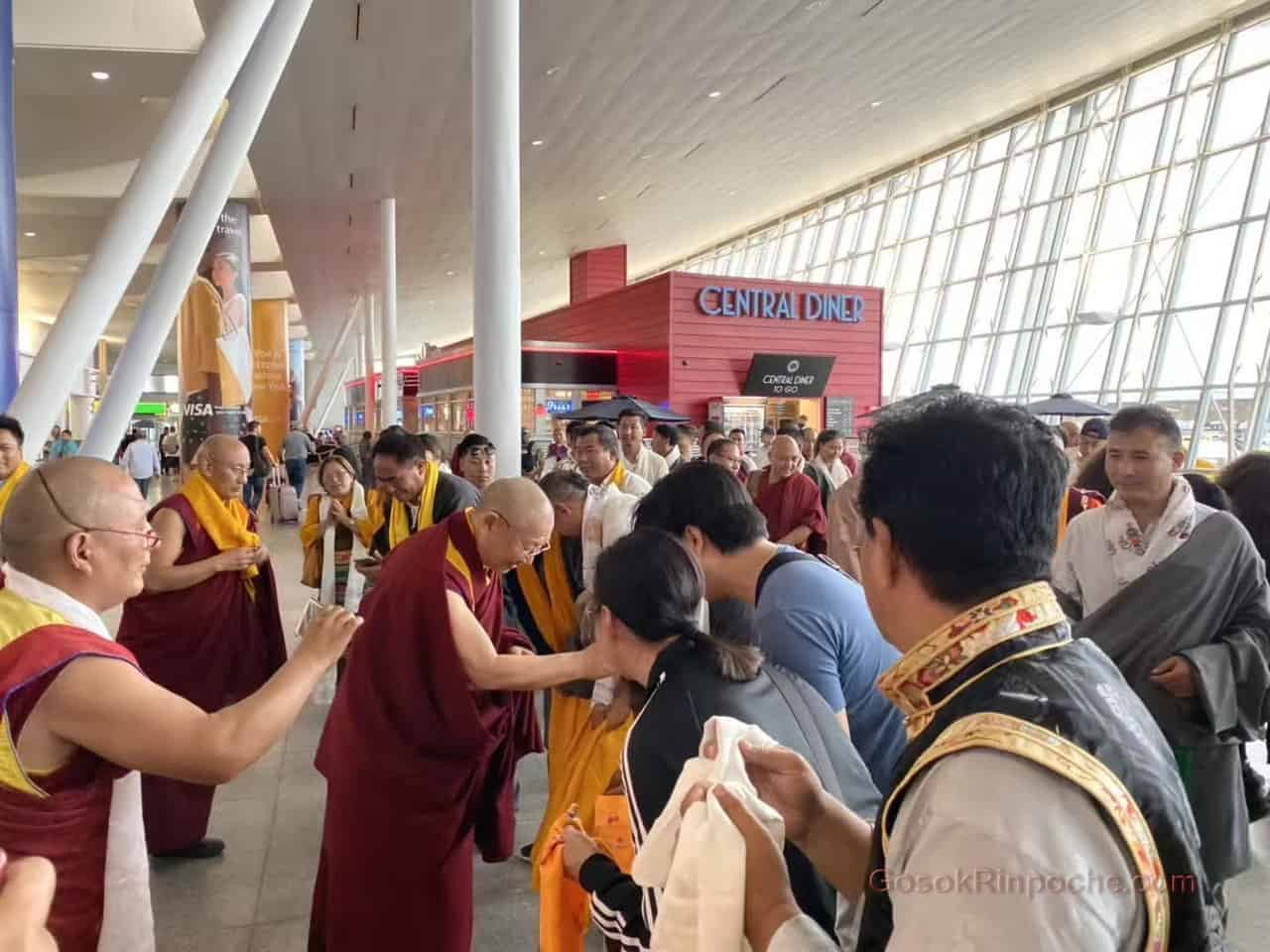 Gosok Rinpoche NYC airport 20190926184814