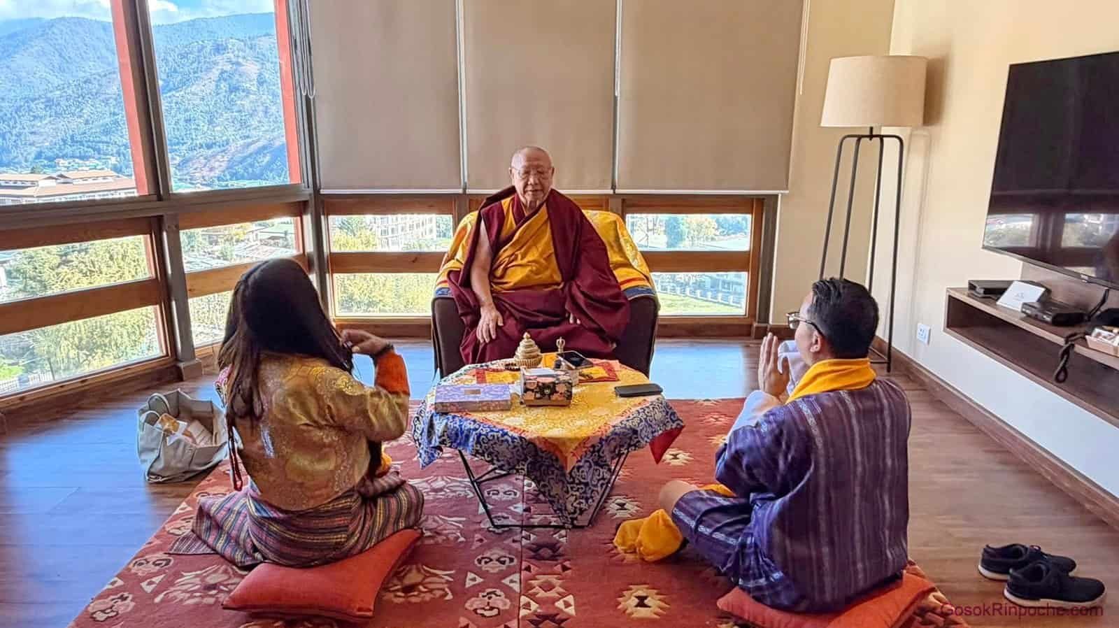 20251110 Gosok Rinpoche Bhutan interview 580937919_2888434398015173_1517509200560225187_n